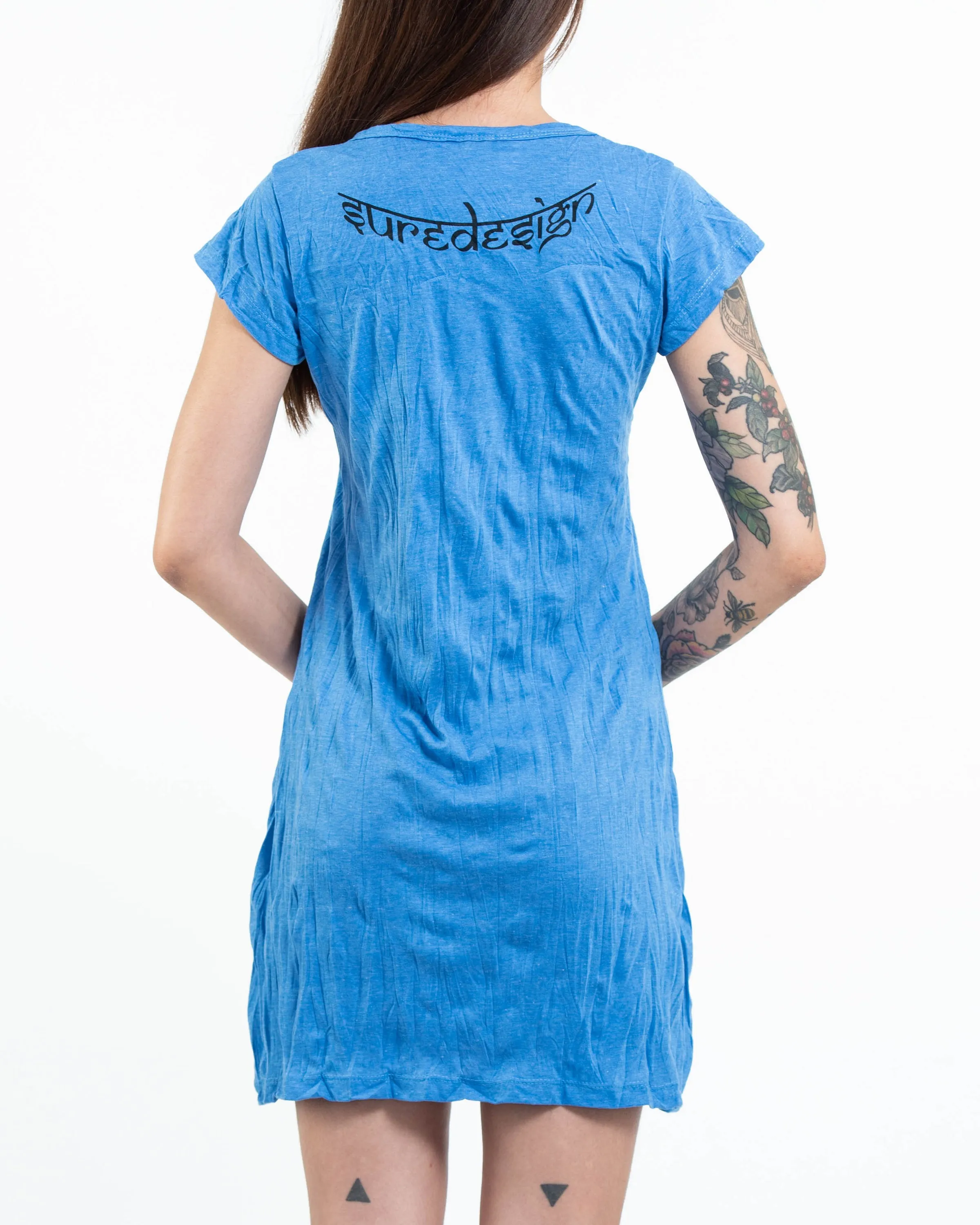 Womens Garuda Dress in Blue