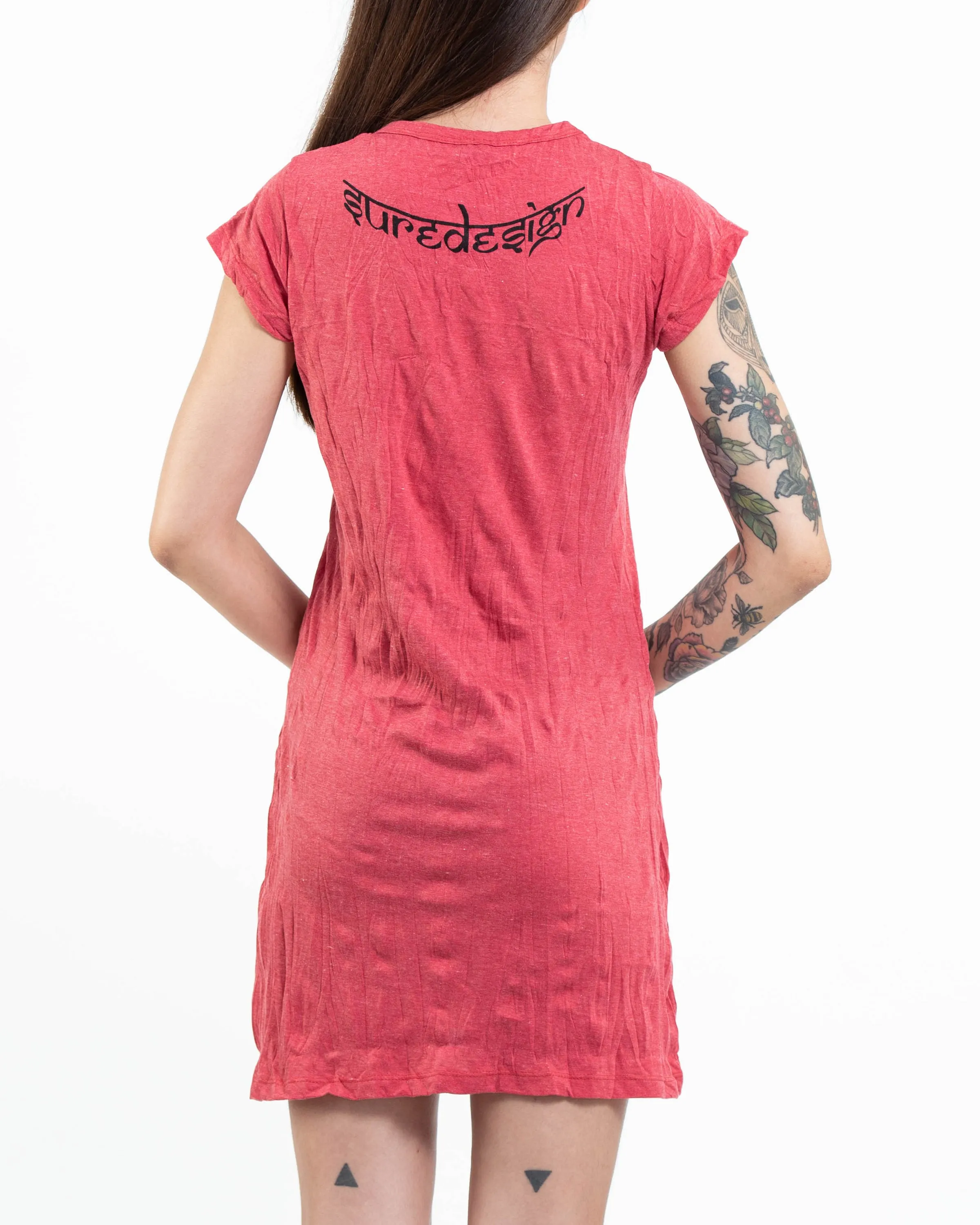 Womens Garuda Dress in Red