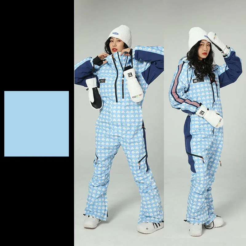 Women's One Piece Snowboard Thermal Overall Jacket