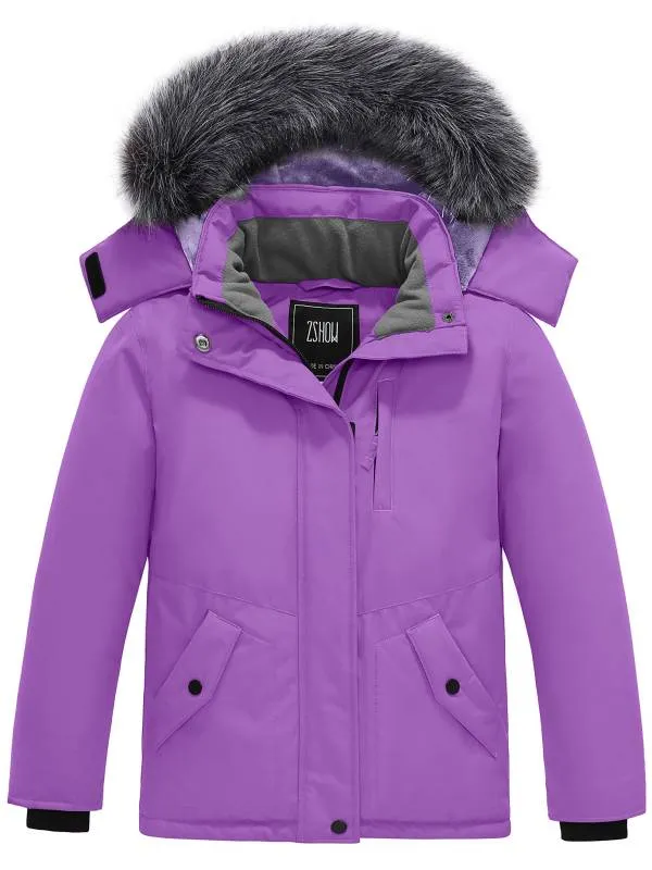 ZSHOW Girls' Padded Winter Coat